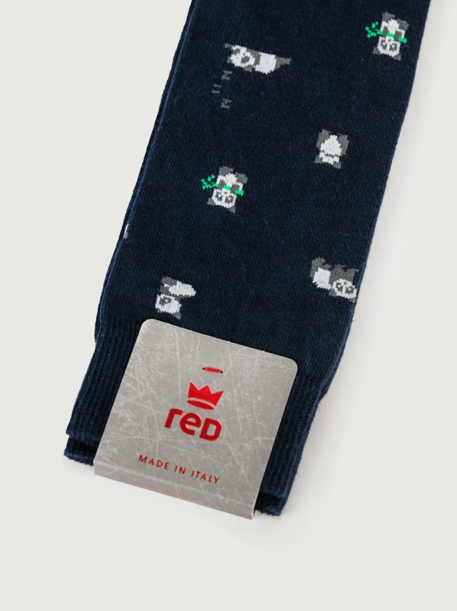 CALZE BLU STAMPA PANDA - immagine 4