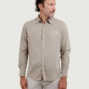 CAMICIA ADAM IN TELA DI COTONE SABBIA