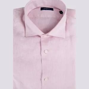 CAMICIA ARTHUR IN LINO ROSA