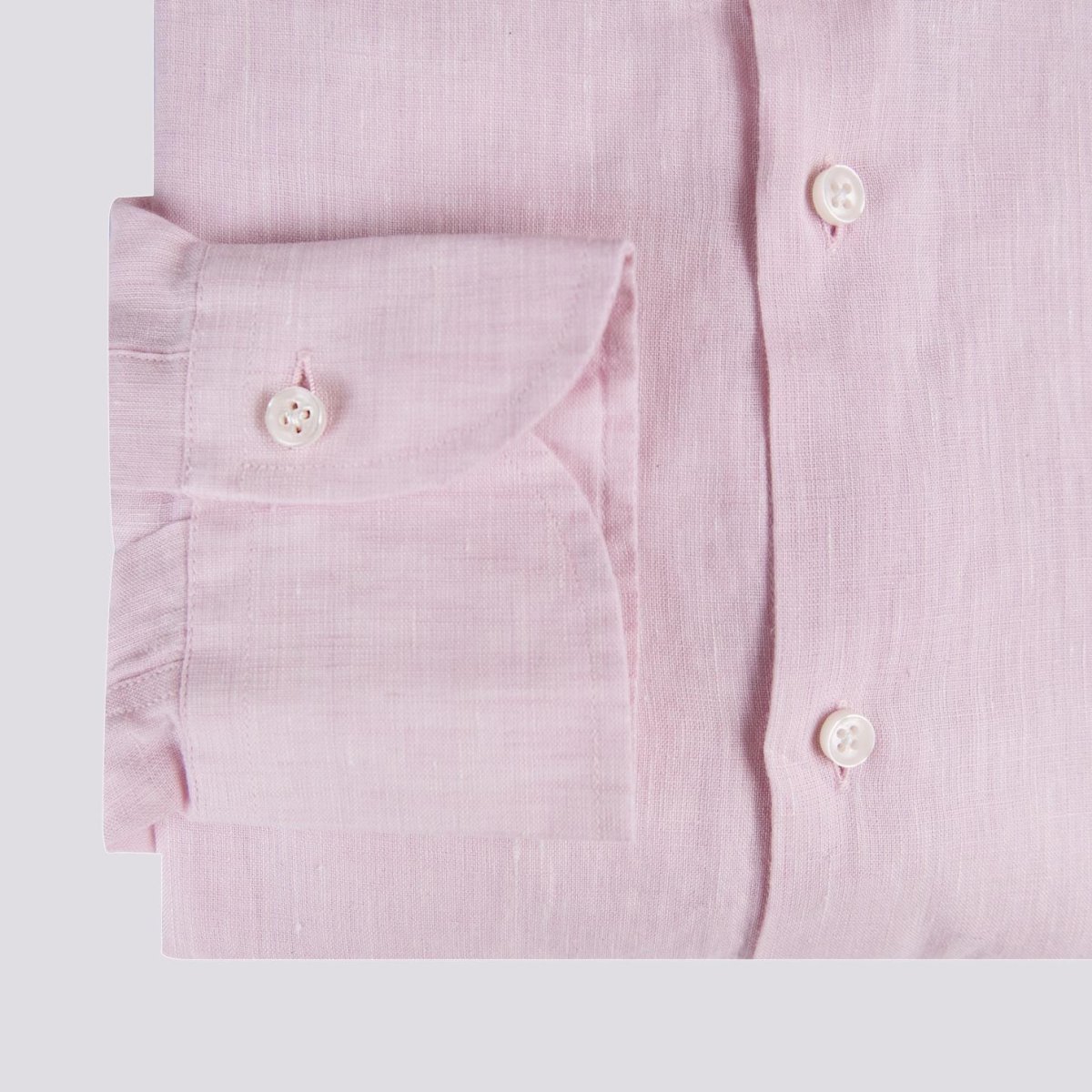 CAMICIA ARTHUR IN LINO ROSA - immagine 3