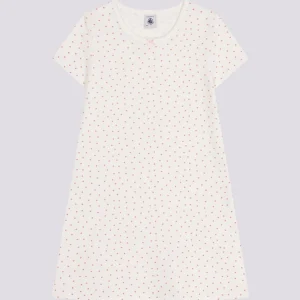 CAMICIA DA NOTTE IN COTONE MOTIVO CUORICINO BAMBINO