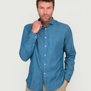 CAMICIA IN COTONE DENIM