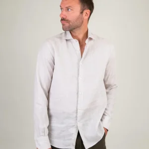 CAMICIA IN LINO BEIGE
