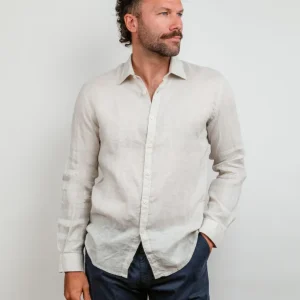CAMICIA IN LINO BEIGE