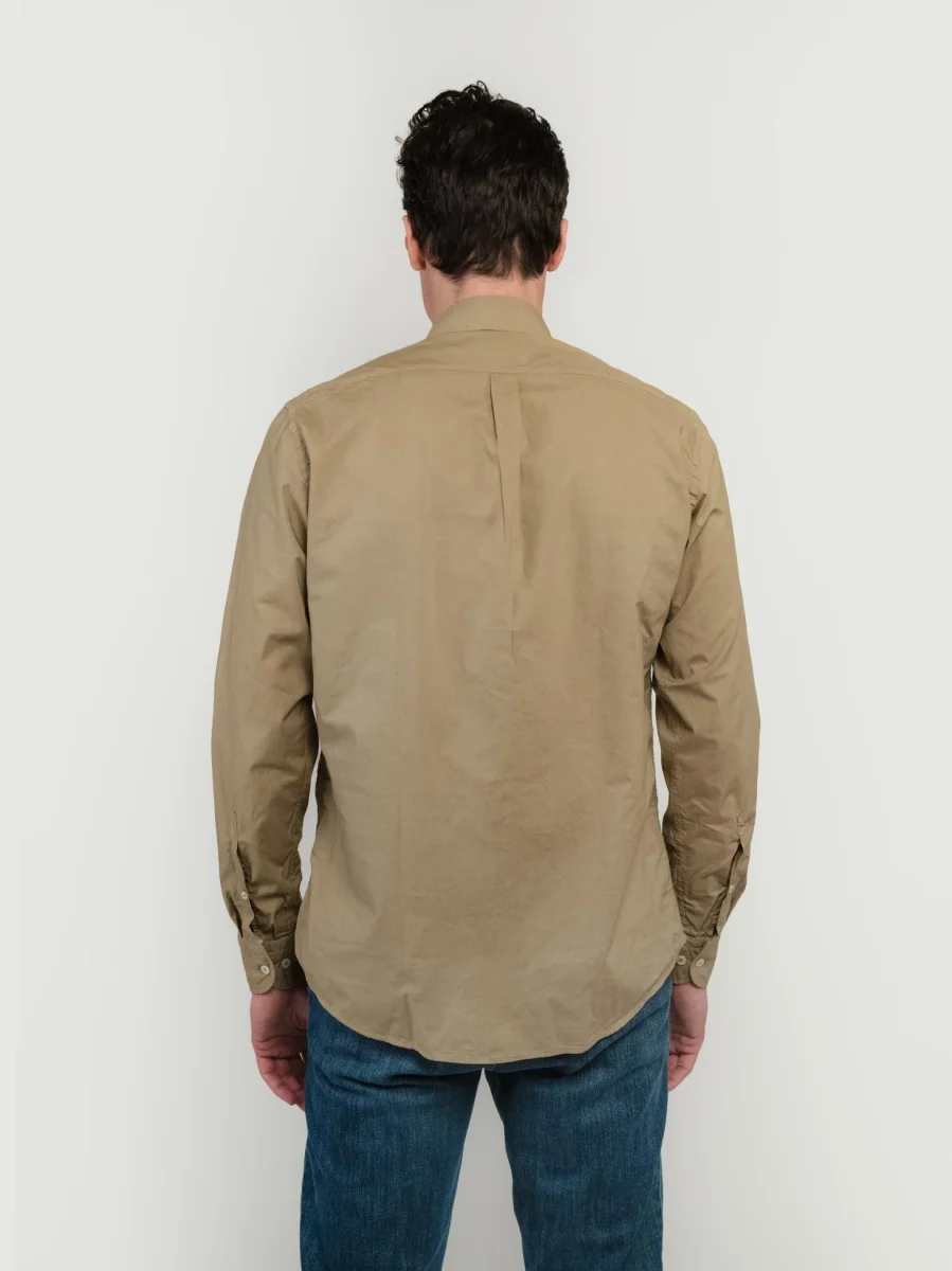 CAMICIA IN MUSSOLA DI COTONE BOTTON DOWN KAKY - immagine 4