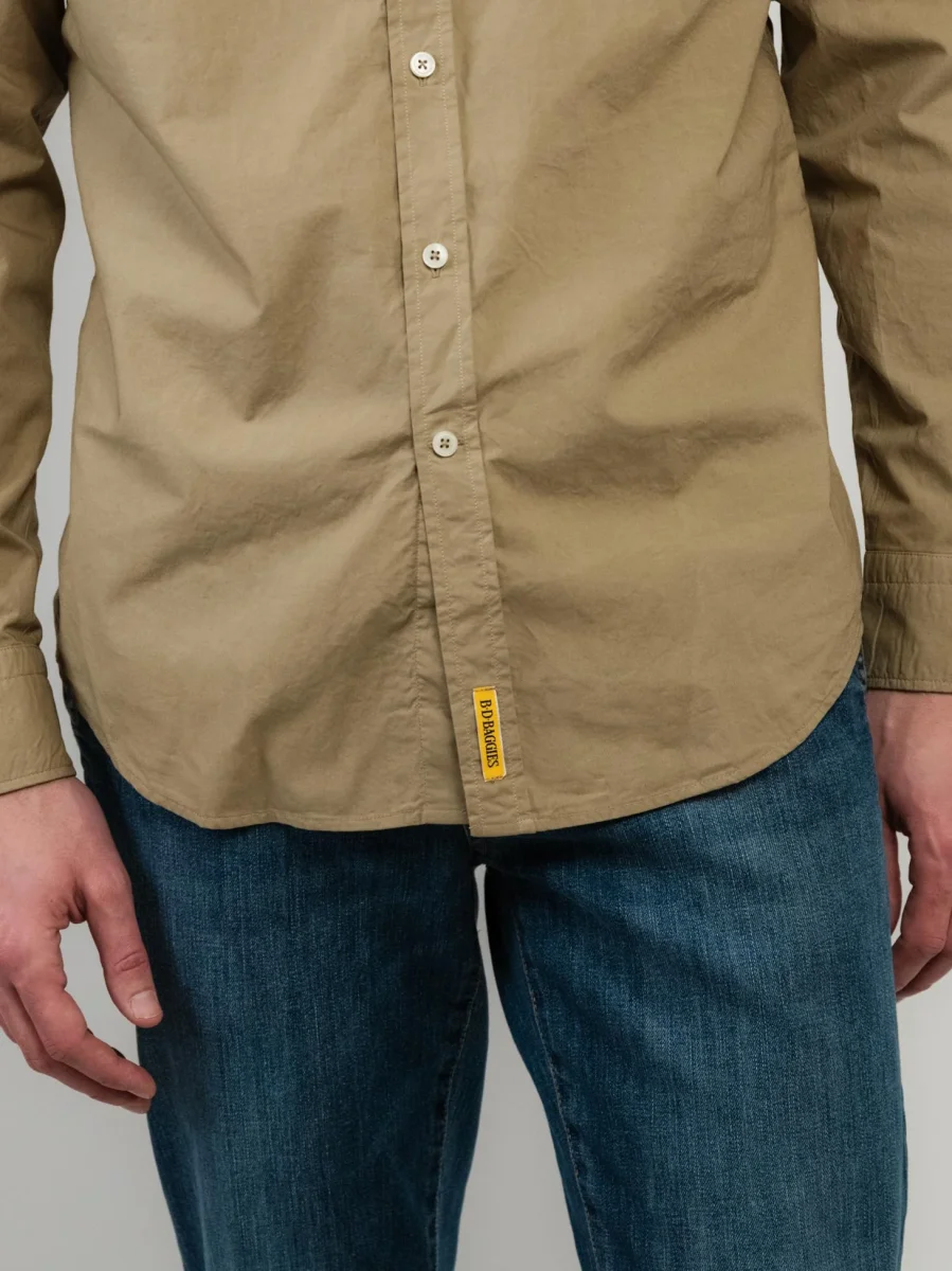 CAMICIA IN MUSSOLA DI COTONE BOTTON DOWN KAKY - immagine 6