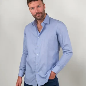 CAMICIA MILLERIGHE CELESTE