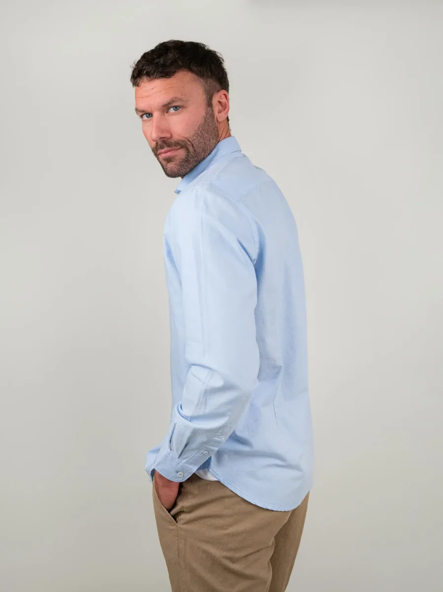 CAMICIA OXFORD AZZURRA - immagine 3
