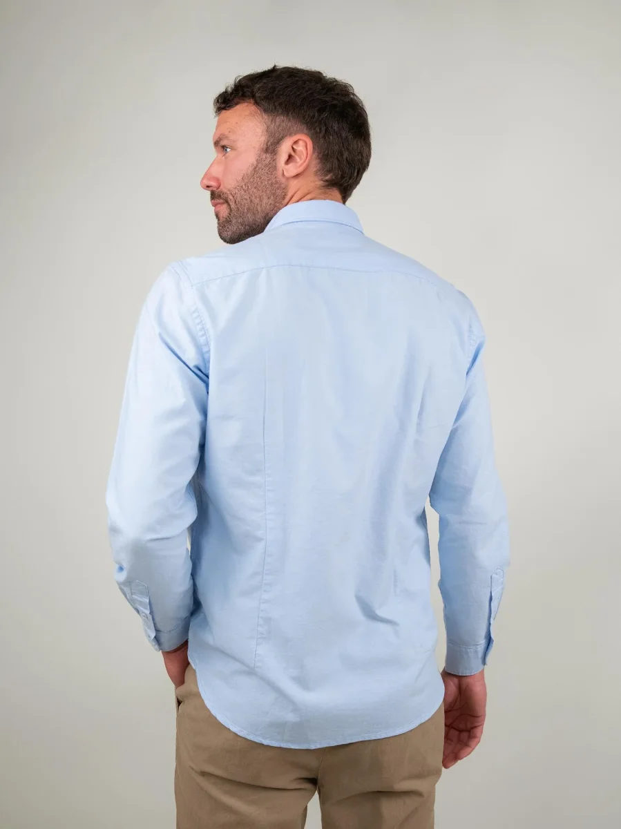 CAMICIA OXFORD AZZURRA - immagine 4