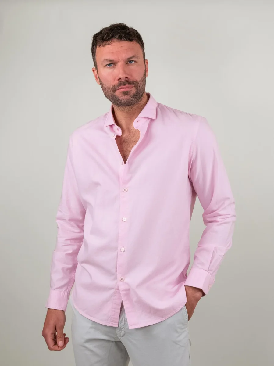 CAMICIA OXFORD ROSA - immagine 5