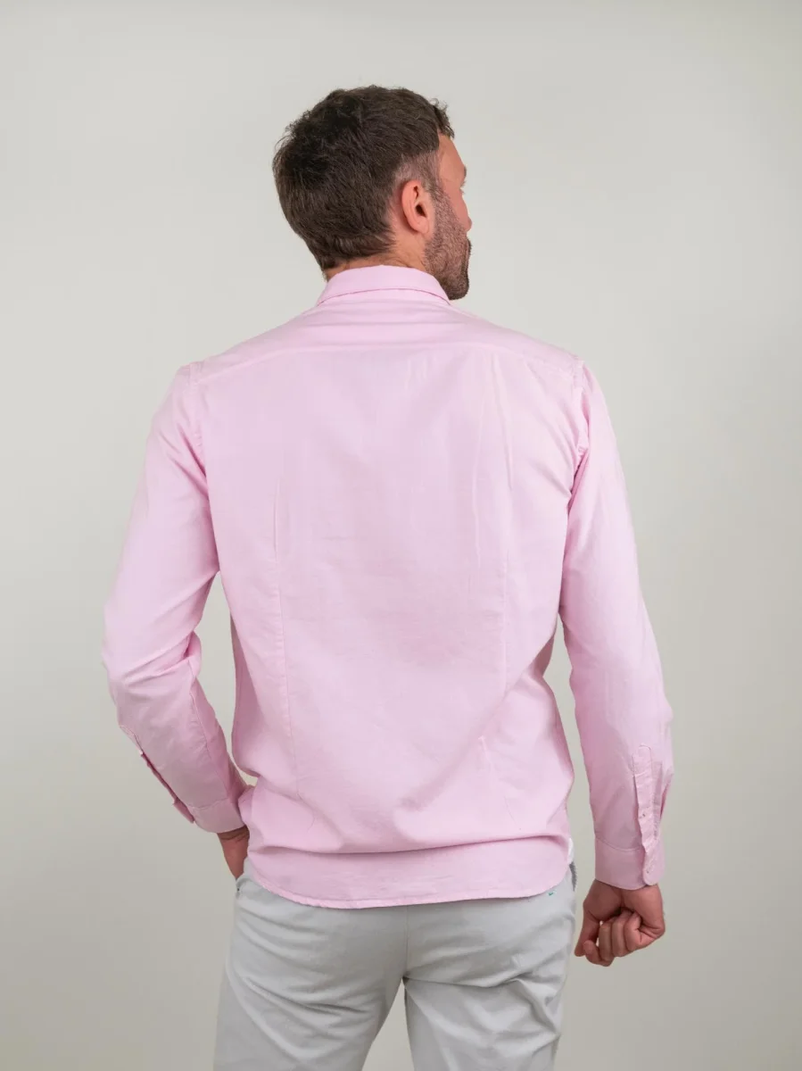 CAMICIA OXFORD ROSA - immagine 4