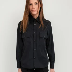 CAMICIA STILE CARGO NERA