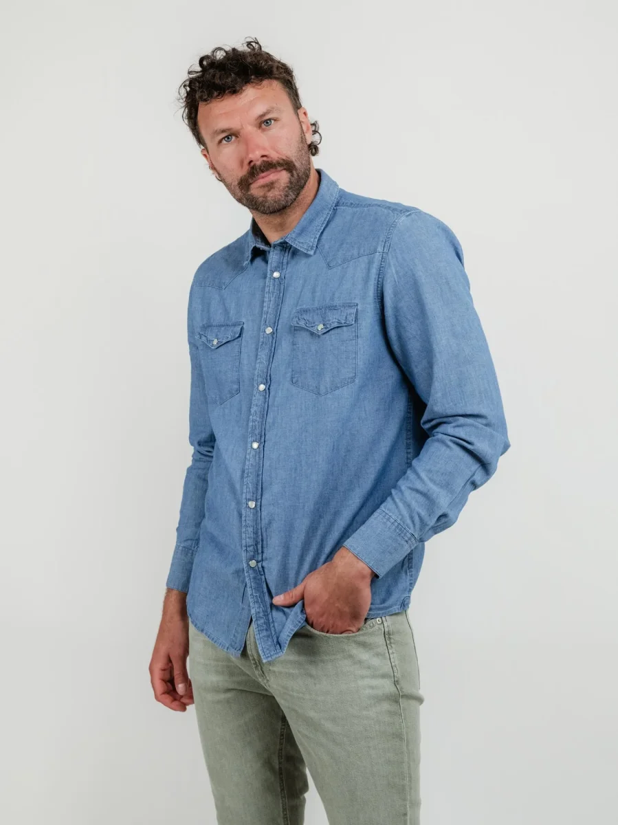 CAMICIA TEXAS IN DENIM - immagine 3