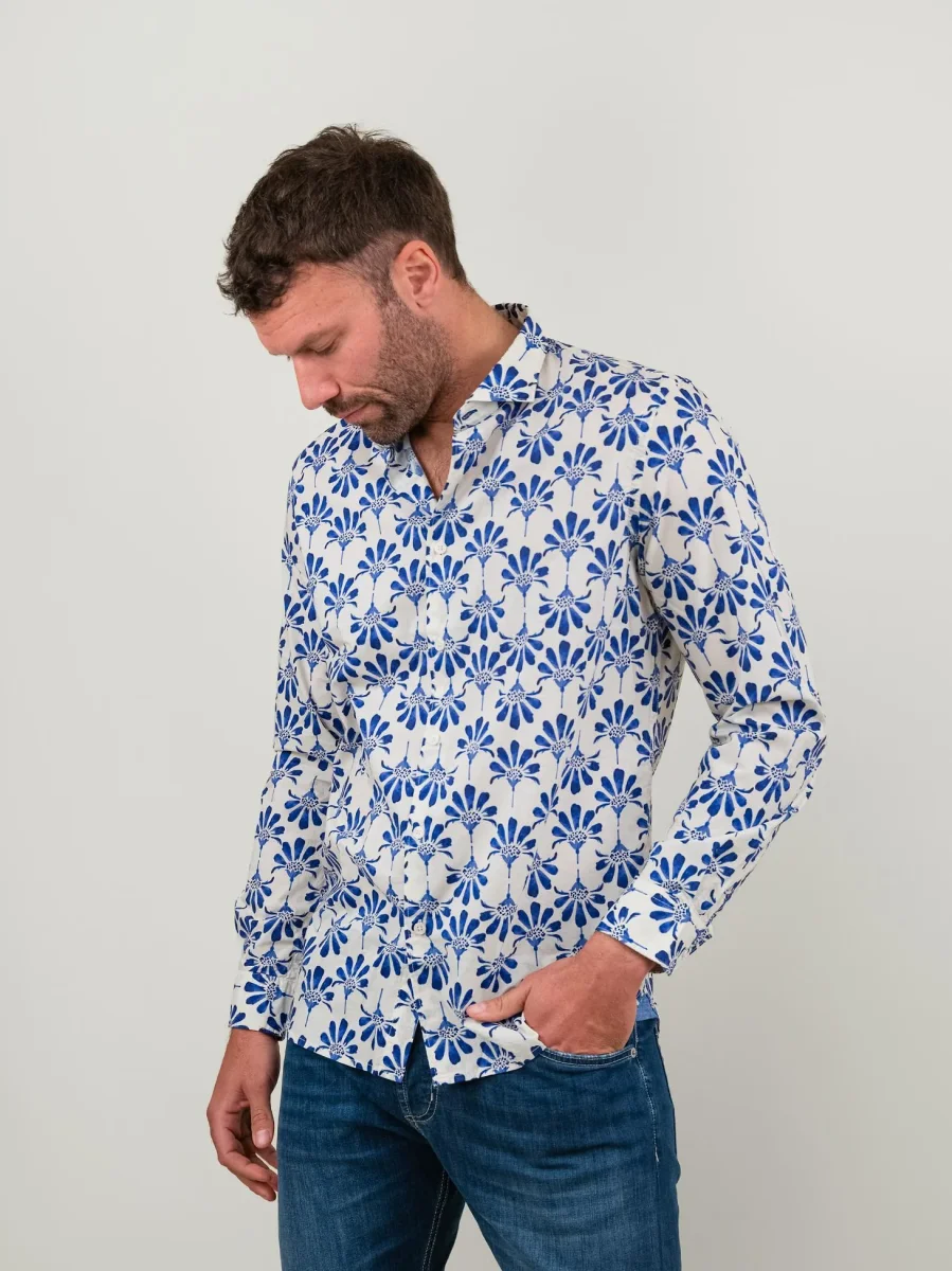 CAMICIA con stampa FLOREALE - immagine 3