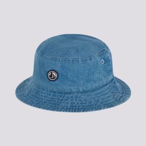 CAPPELLINO ALLA PESCATORA IN DENIM BLU BEBÈ