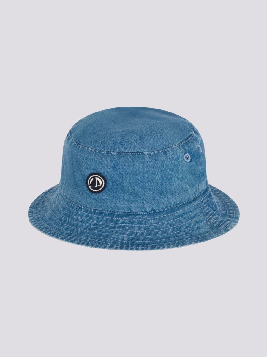 CAPPELLINO ALLA PESCATORA IN DENIM BLU BEBÈ