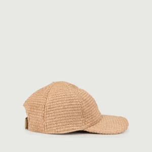 CAPPELLO CON VISIERA IN RAFIA NATURALE