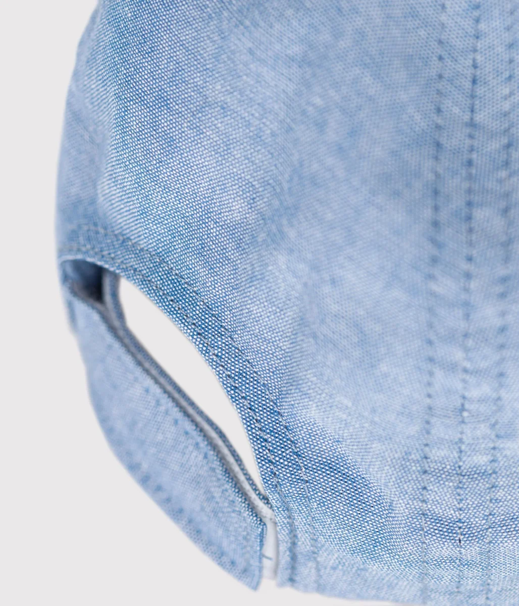 CAPPELLino con visiera in denim con logo bebè - immagine 4