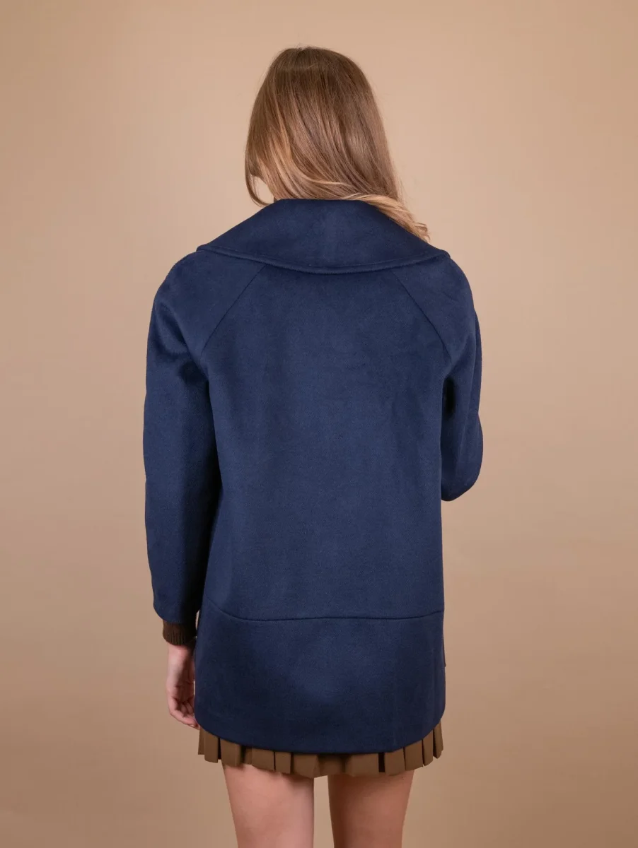 CAPPOTTINO DOPPIOPETTO BLU - immagine 8