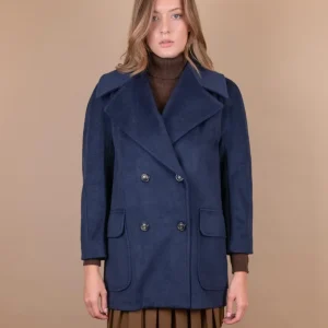 CAPPOTTINO DOPPIOPETTO BLU