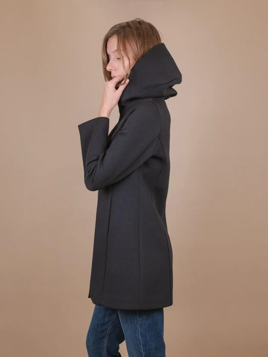 CAPPOTTINO TECNICO CON CAPPUCCIO NERO - immagine 3