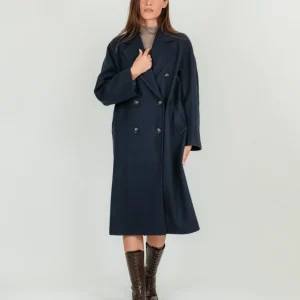 CAPPOTTO DOPPIOPETTO BLU