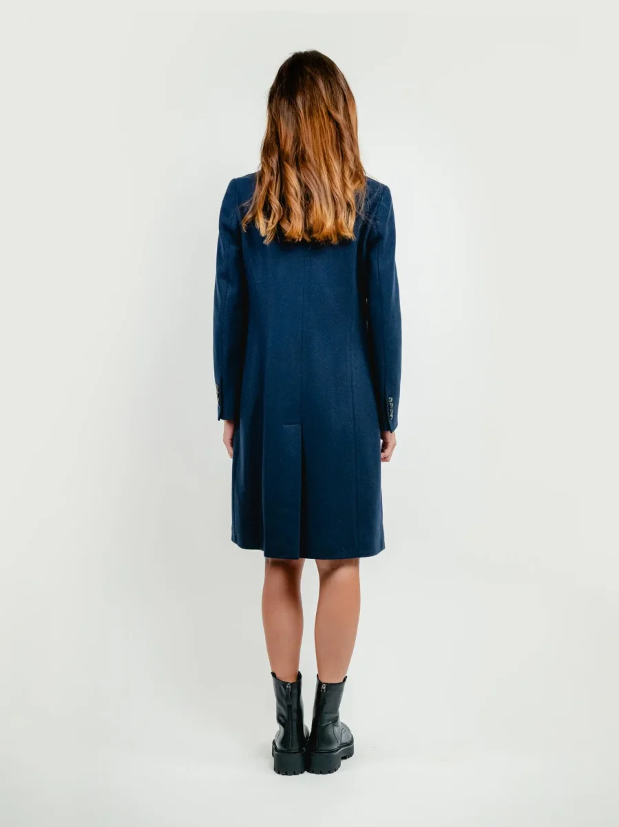 CAPPOTTO DOPPIOPETTO BLU NAVY - immagine 4