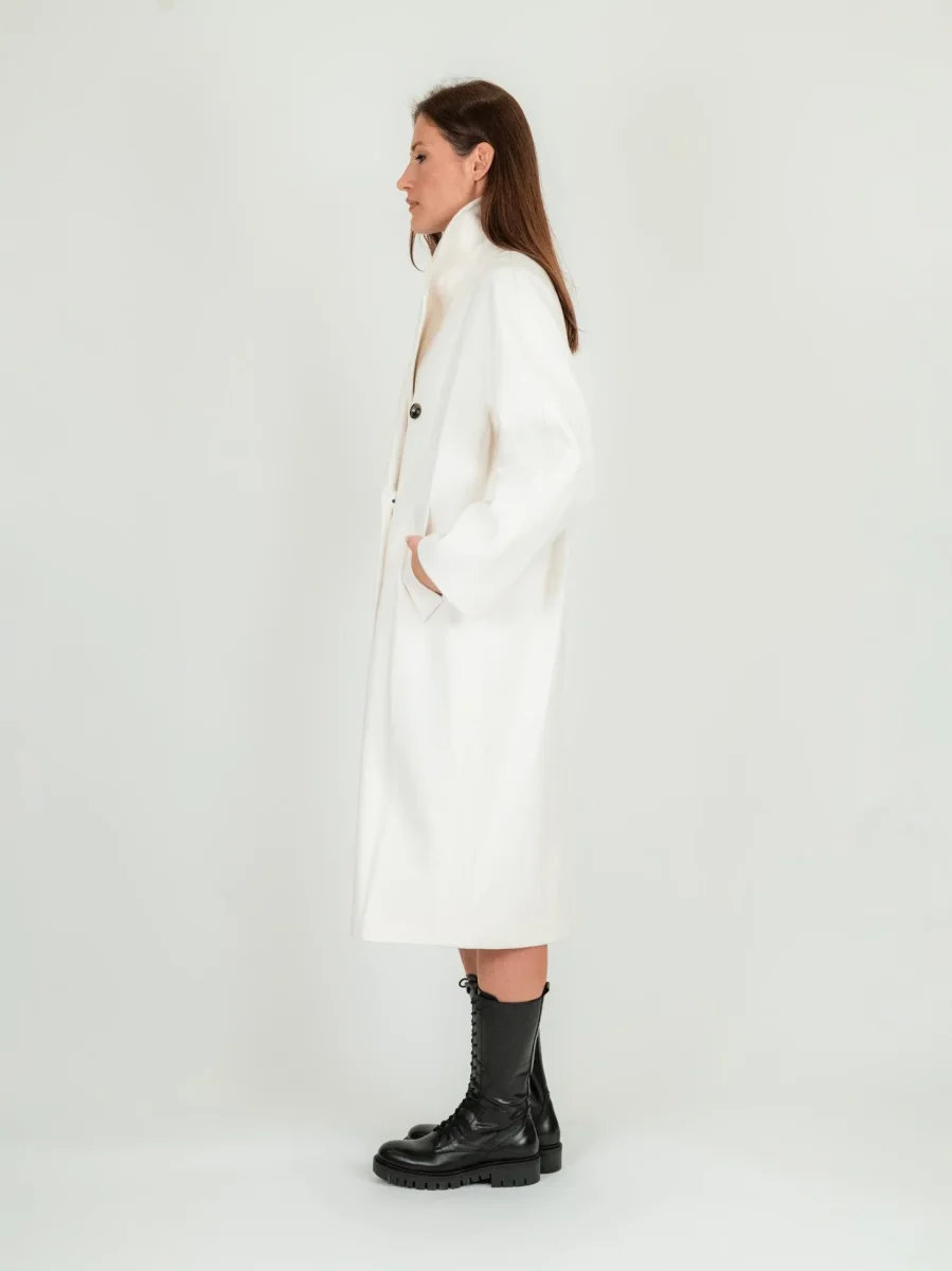 CAPPOTTO DOPPIOPETTO PANNA - immagine 3