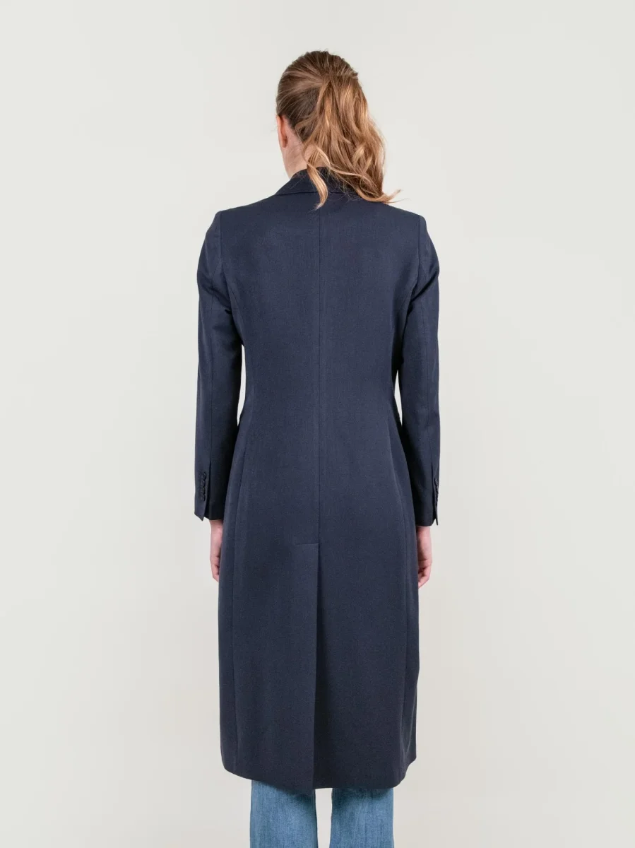 CAPPOTTO LUNGO DOPPIOPETTO BLU - immagine 4