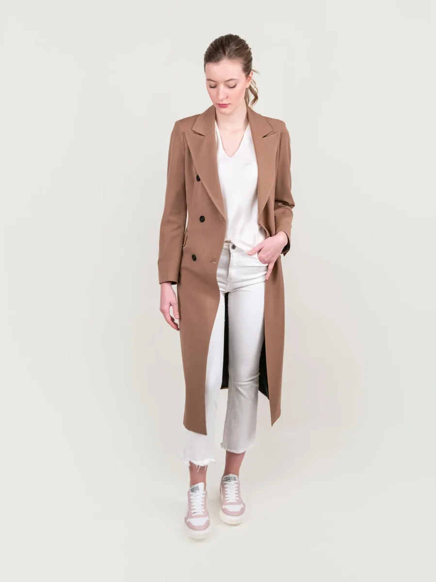 CAPPOTTO LUNGO DOPPIOPETTO CAMMELLO - immagine 8