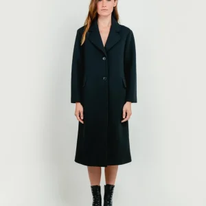 CAPPOTTO LUNGO MONOPETTO NERO
