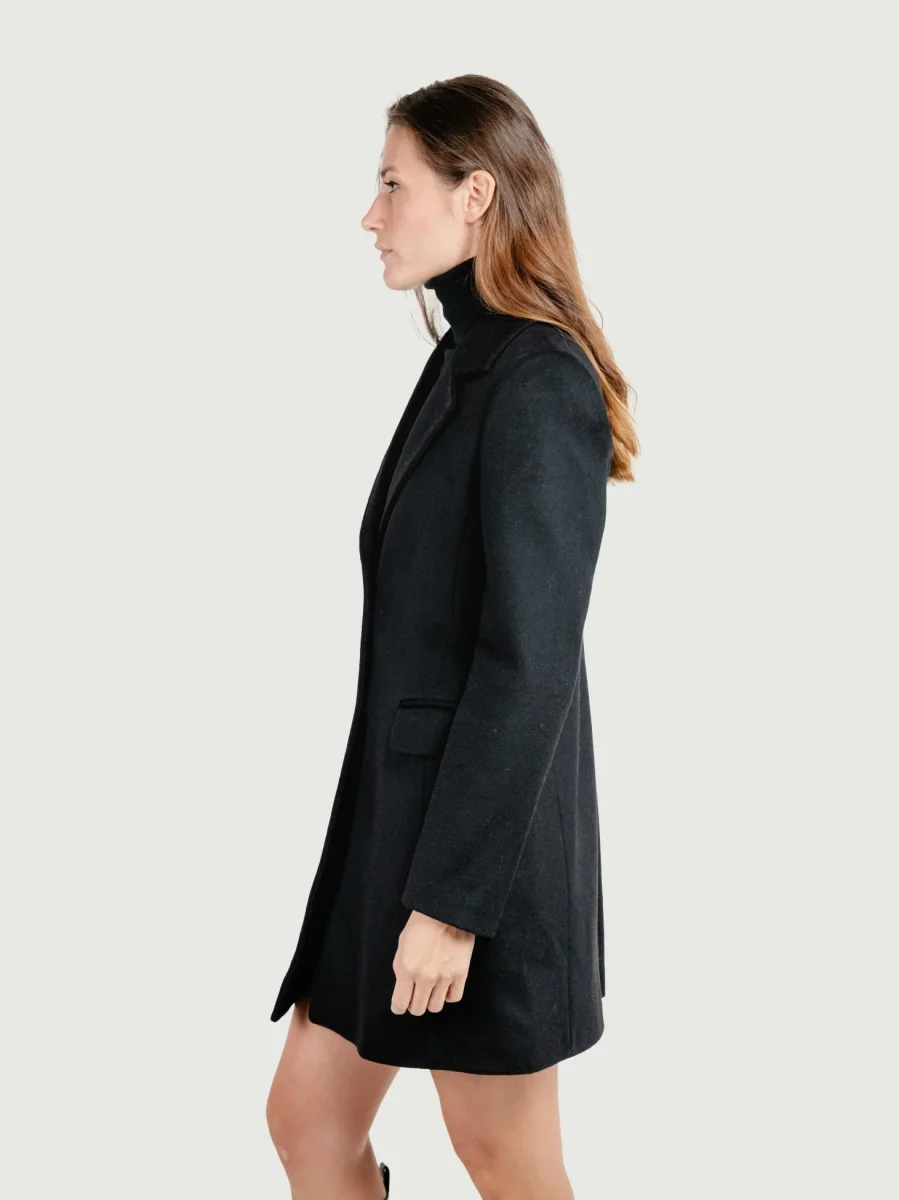 CAPPOTTO MONOPETTO NERO - immagine 4