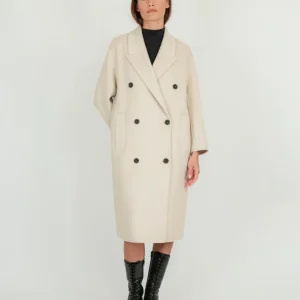CAPPOTTO OVER DOPPIOPETTO BEIGE