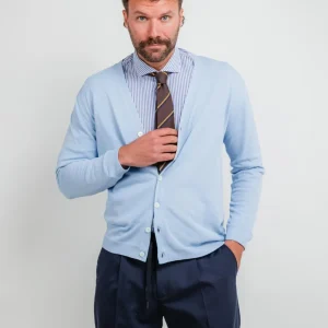 CARDIGAN AZZURRO