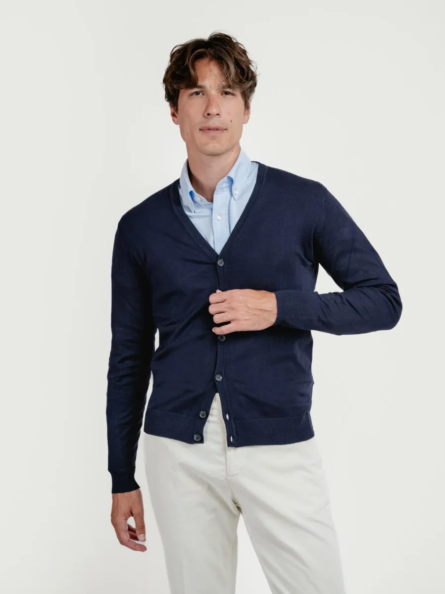 CARDIGAN BLU NAVY