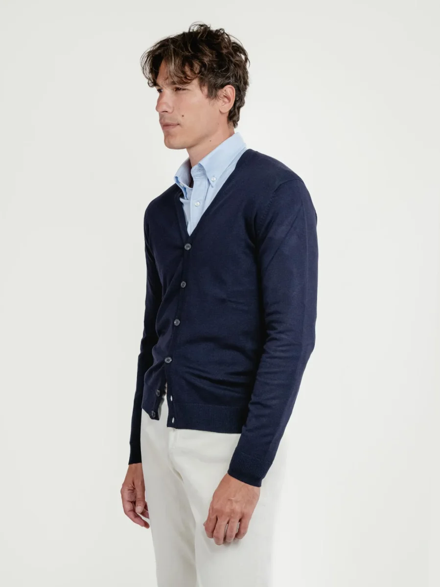 CARDIGAN BLU NAVY - immagine 3