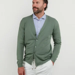 CARDIGAN COLOR SALVIA