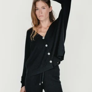 CARDIGAN CON BOTTONI NERO