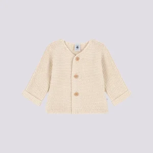 CARDIGAN IN TRICOT A PUNTO LEGACCIO PER BEBÈ
