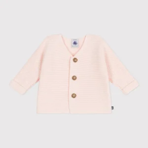 CARDIGAN in maglia di cotone neonato
