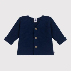 CARDIGAN in maglia di cotone neonato