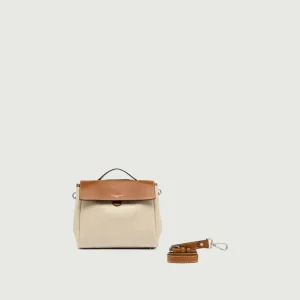 CARTELLA CLIO IN TESSUTO E PELLE CARAMELLO