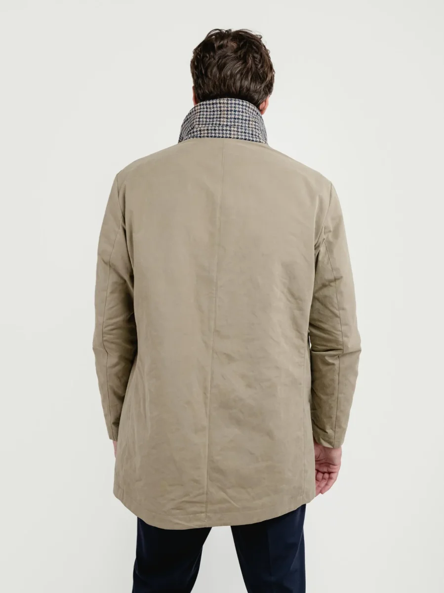 CAR COAT IMPERMEABILE BRANDO COLOR FANGO - immagine 4