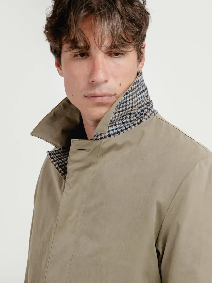 CAR COAT IMPERMEABILE BRANDO COLOR FANGO - immagine 6