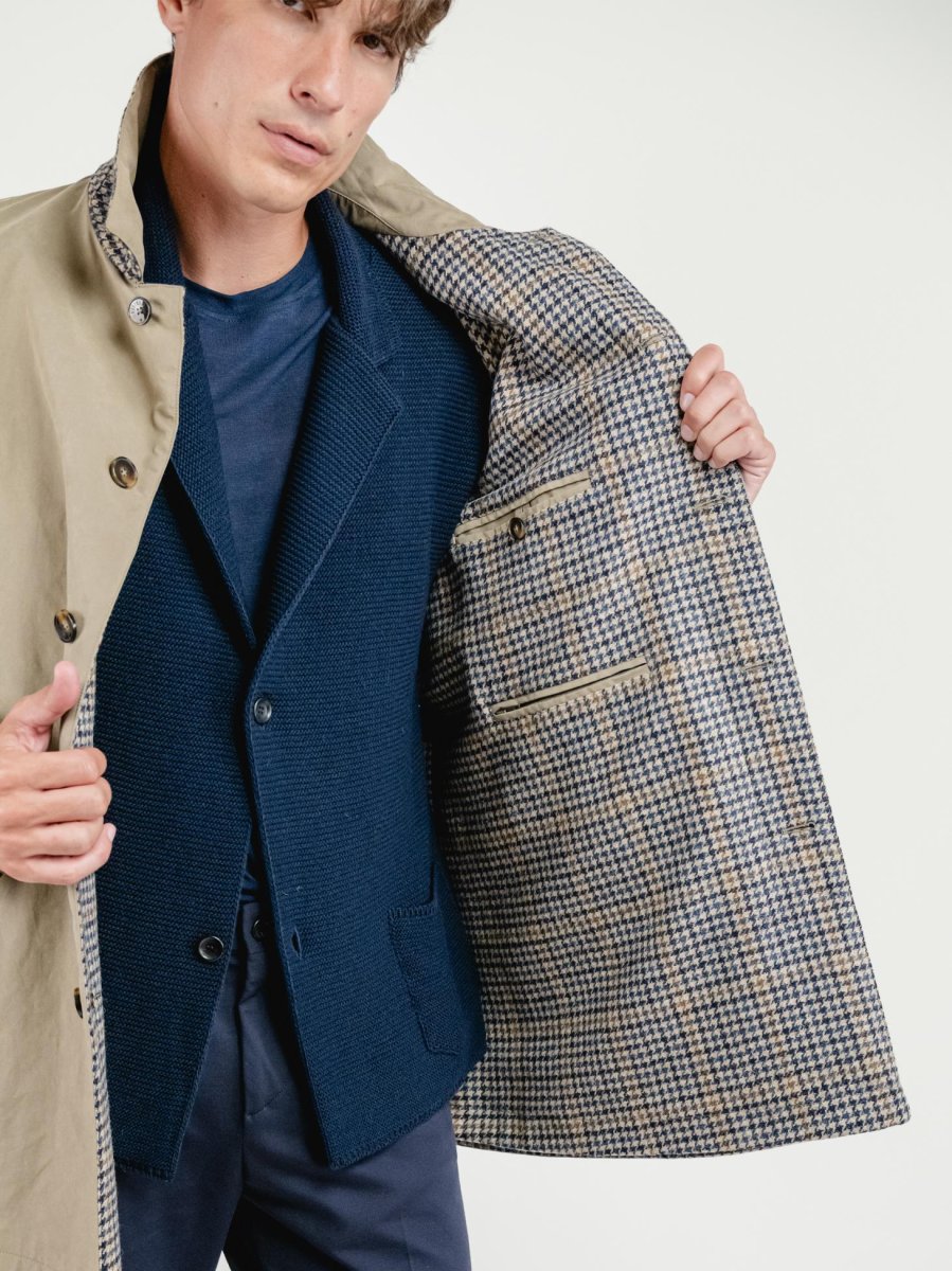 CAR COAT IMPERMEABILE BRANDO COLOR FANGO - immagine 5