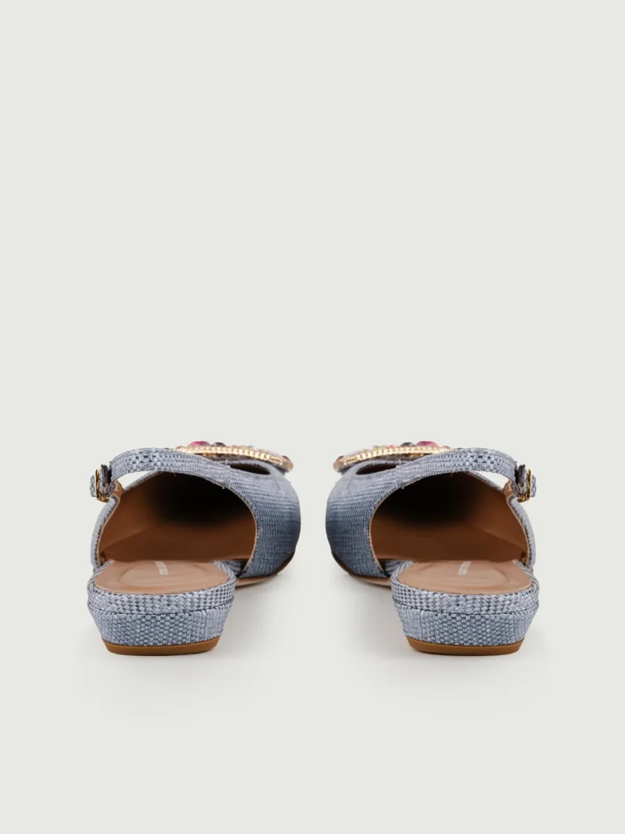 CHANEL IN RAFIA COLOR JEANS - immagine 4