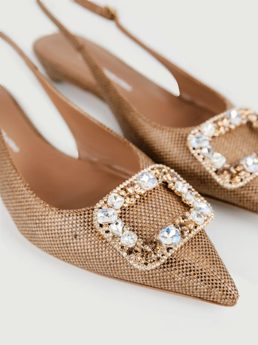 CHANEL IN RAFIA color cuoio - immagine 5