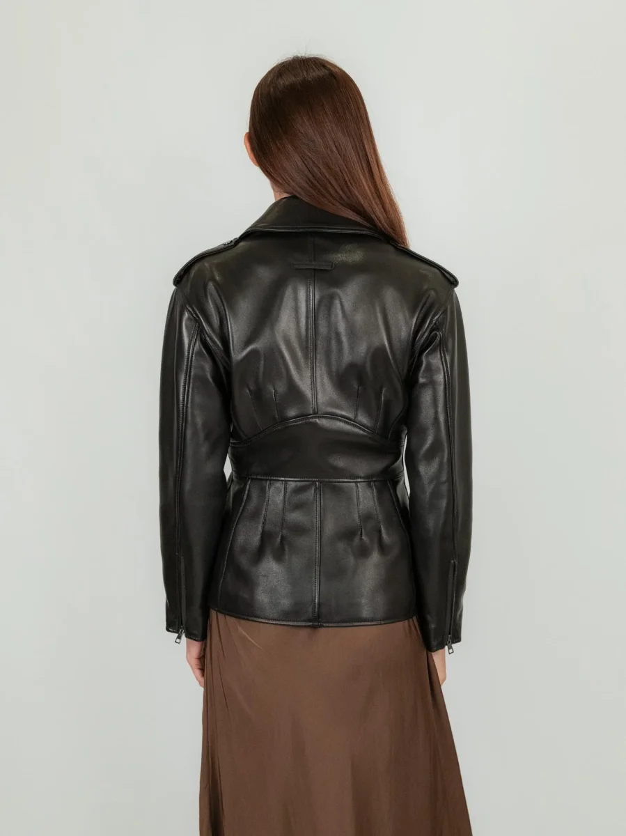 CHIODO IN NAPPA NERA GOTIE - immagine 4