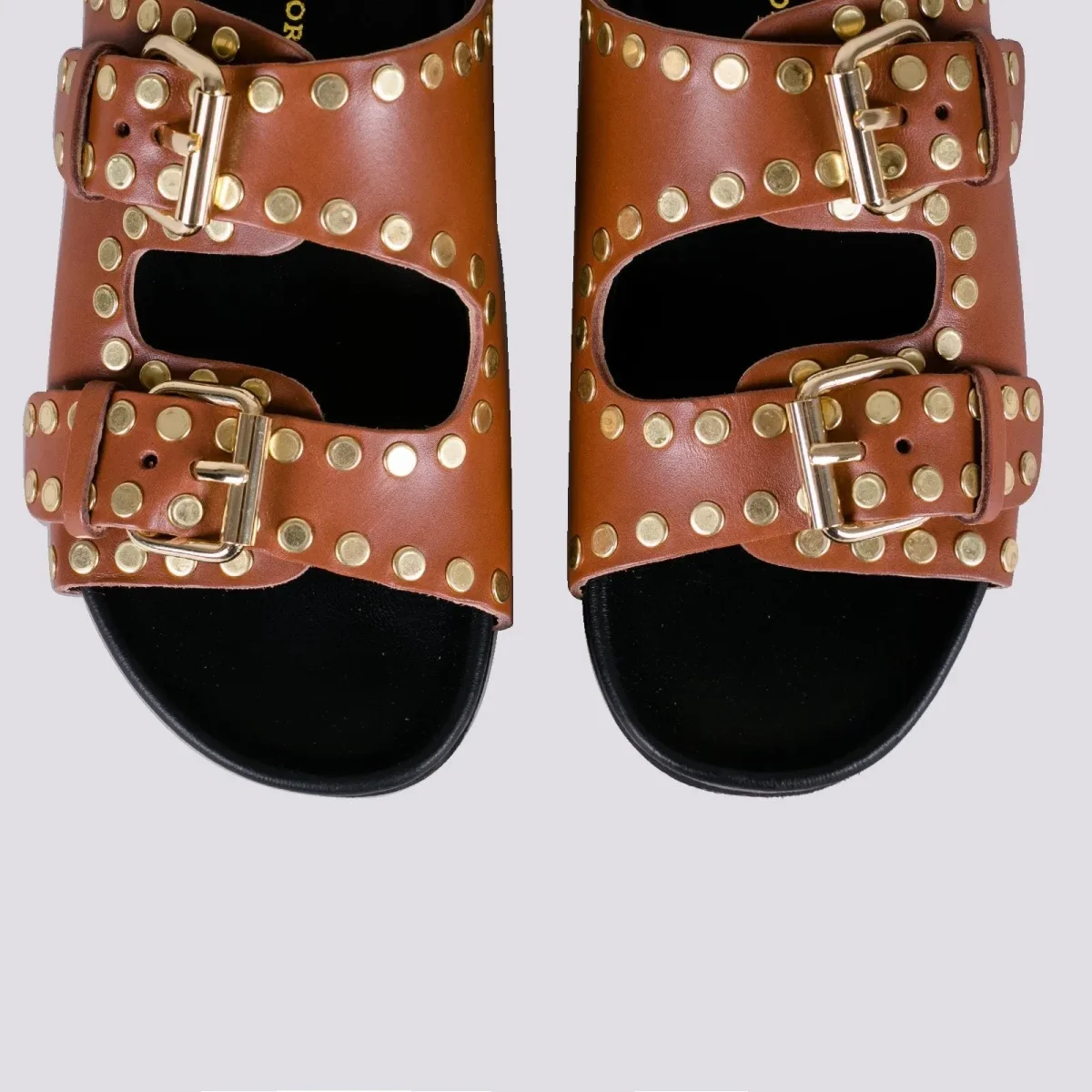 CIABATTA FIBBIE CON APPLICAZIONE BORCHIE - immagine 5