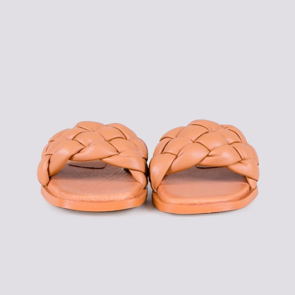 CIABATTA IN PELLE CON INTRECCIO - immagine 4